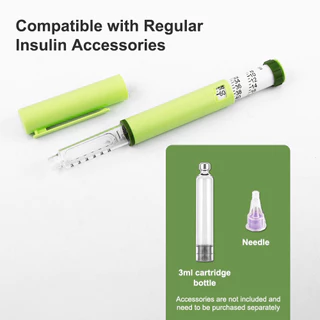 ปากกาแบบพกพาปากกาความงามพลาสติกปรับได้พร้อมกล่องเก็บสําหรับตลับหมึก 3 มล. ขวดและเคล็ดลับแบบใช้แล้วทิ้ง