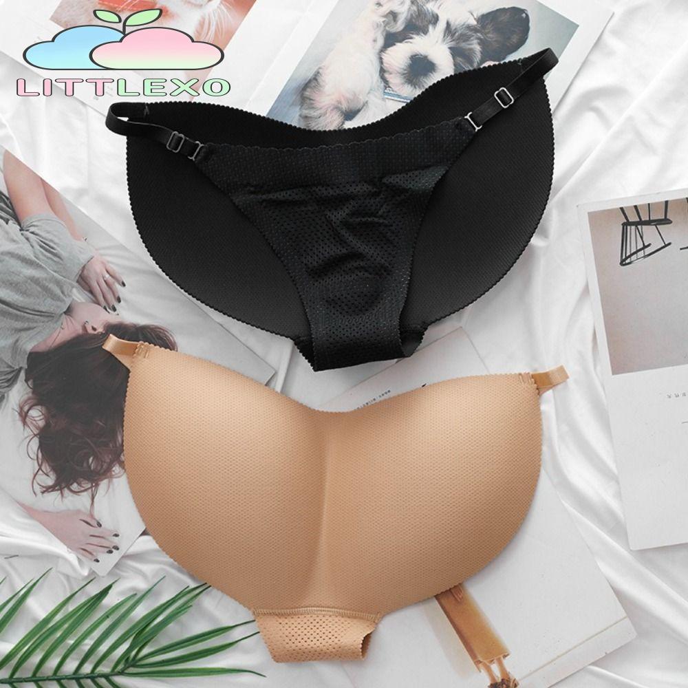 LITTLEX ผู้หญิงฟองน้ําเบาะชุดชั้นในตูดปลอมกางเกงจีสตริง Butt Lifter
