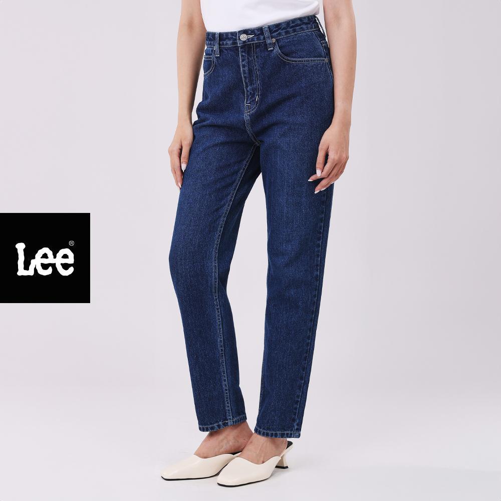 LEE กางเกงยีนส์ขาสั้นผู้หญิง เอวกลาง ทรงตรง รุ่น LE S126WSHOF09 สียีนส์เข้ม