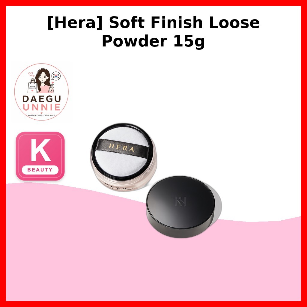 [Hera] Soft Finish Loose Powder 15g / แป้งฝุ่นเกาหลี / Flawless Finish / Setting Powder