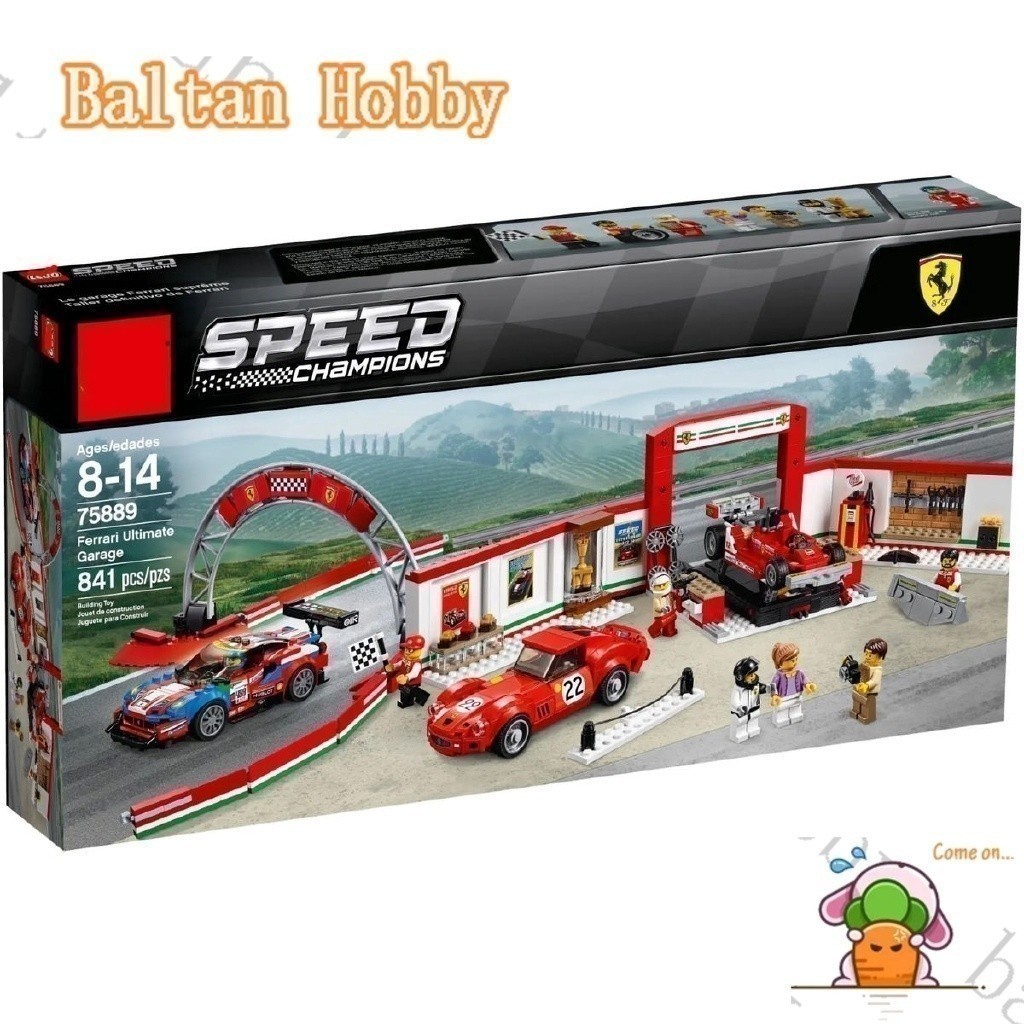 Gomora Hobby GH1X เข้ากันได้กับ /Speed Champions/Ferrari Ultimate Garage/75889/28019/10947/บล็อกตัวต