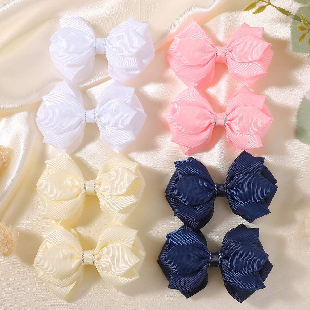 2 ชิ้นเด็กน่ารัก Dovetail Bow กิ๊บติดผมสําหรับสาว Handmade Glitter BowknoteHairpins ทุกวันอุปกรณ์เสริมผมขายส่งของขวัญ