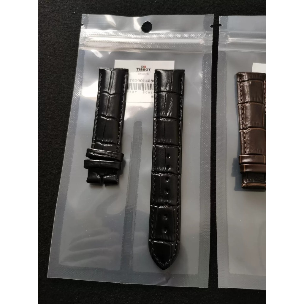 ทดแทน ปรับให้เข้ากับสาย Tissot Carson หนังแท้ TISSOT085 เข็มขัด t08540
