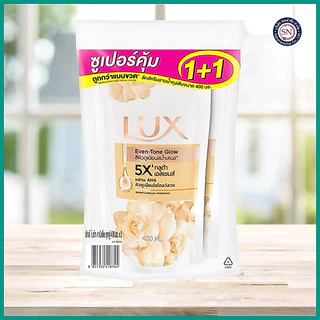 Lux ครีมอาบน้ำลักส์ 350มล. ((ถุงเติม1+1))