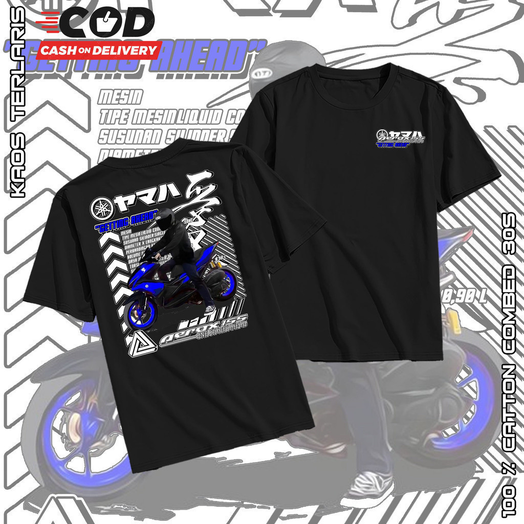 Yamaha 2026 fashion Aerox 155 T shirt / Rider Motor Bike T-shirt / T-shirt Motor / Limited Edition