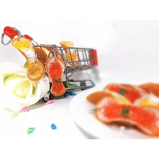 🍭🍭พวงกุญแจ​ขนมเบื้อง ขนมไทย ไส้หวาน ไส้เค็ม พวงกุญแจแฮนด์เมด🍭🍭
