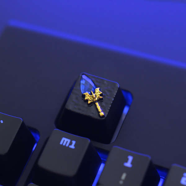 หินกุญแจ DOTA2 DOTA2 DOTA2 เกมอุปกรณ์ต่อพ่วงสินค้า Blue Stick A Stick คีย์บอร์ดโลหะผสมสังกะสีอลูมิเน
