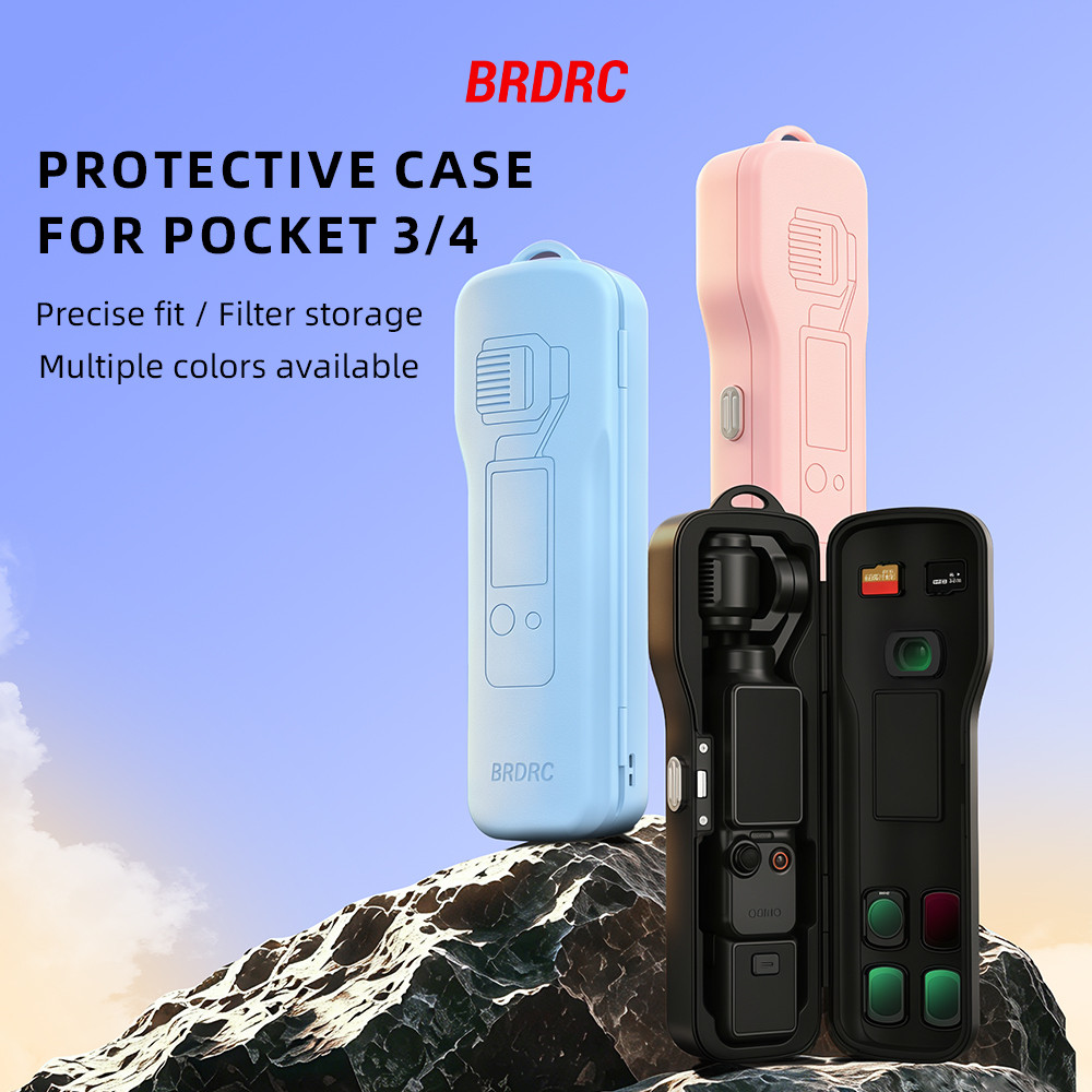 สําหรับ DJI OSMO POCKET 4/3 Body Protection Case เลนส์ป้องกันหน้าจอฝาครอบกรองอุปกรณ์เสริม