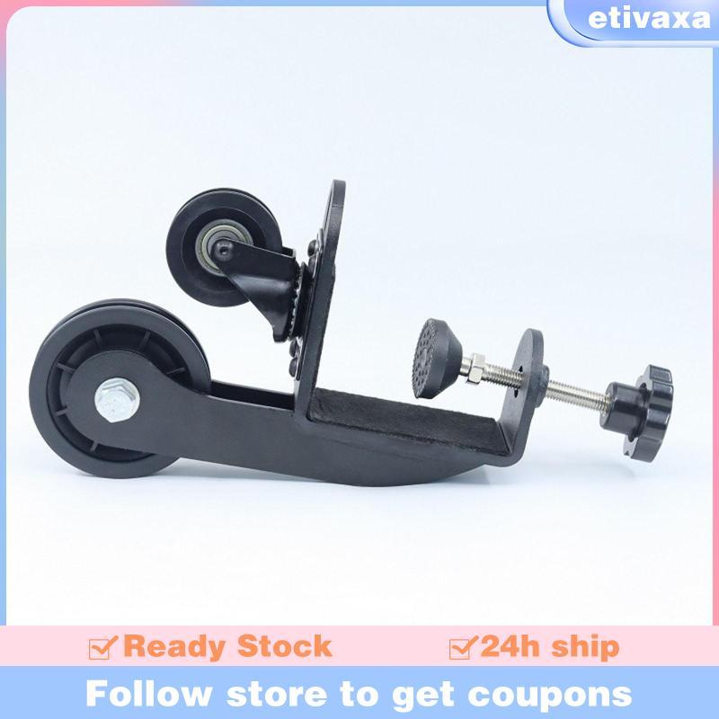 [Etivaxa] เครื่องออกกําลังกายข้อมือ Strengthener Arm Wrestling Table Pulley System อุปกรณ์ต้านทานแบบ
