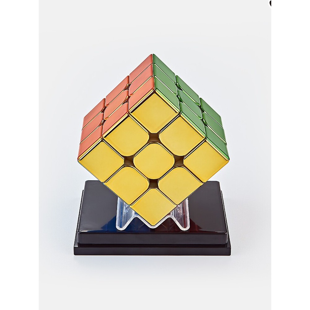 Cyclone Boy Papaya Electroplating Rubiks Cube Third-Order Magnetic Four-Order Dedicated Racing Smoot