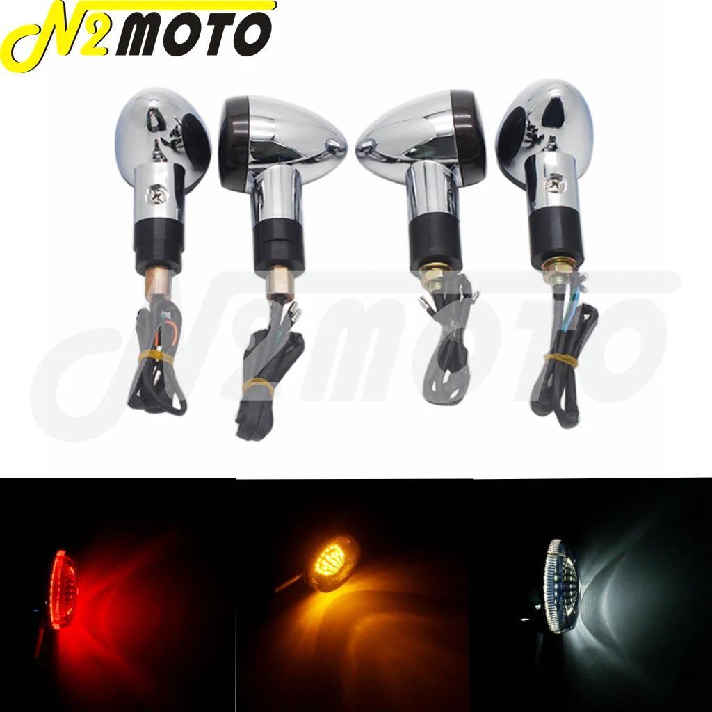 zรถจักรยานยนต์ด้านหน้าด้านหลังไฟเลี้ยว LED ไฟสัญญาณสําหรับ Suzuki Boulevard M109R VRZ1800 2006-2013 