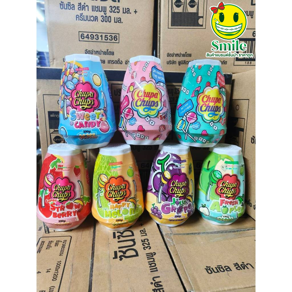 [FreshTime X Chupa Chups] เจลปรับอากาศ เฟรชไทม์ จูปาจุ๊ปส์  น้ำหอมปรับอากาศ น้ำหอมดับกลิ่น 230 กรัม