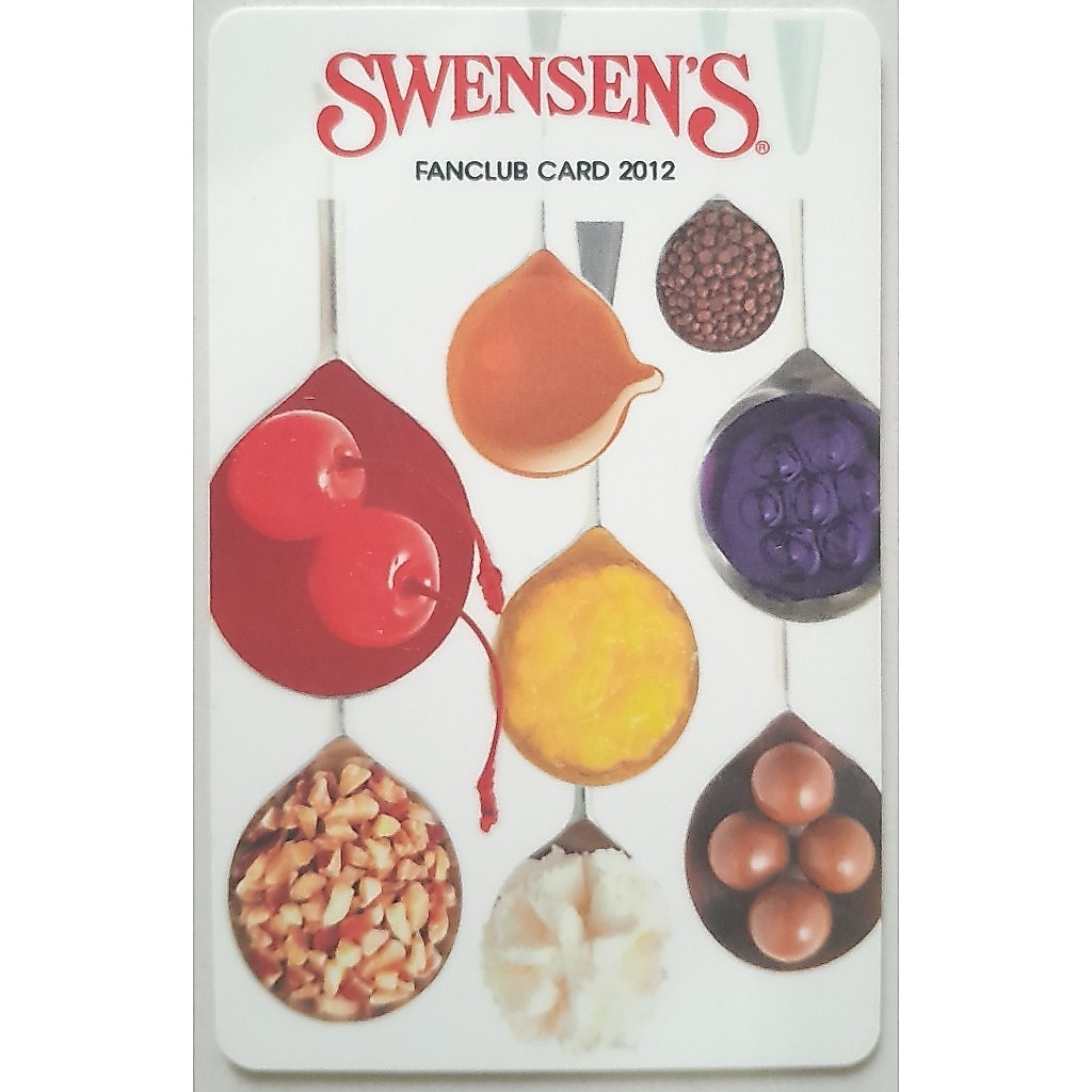 บัตรสมาชิก สำหรับสะสม Swensen Yaohan Central Kad Suan Kaew