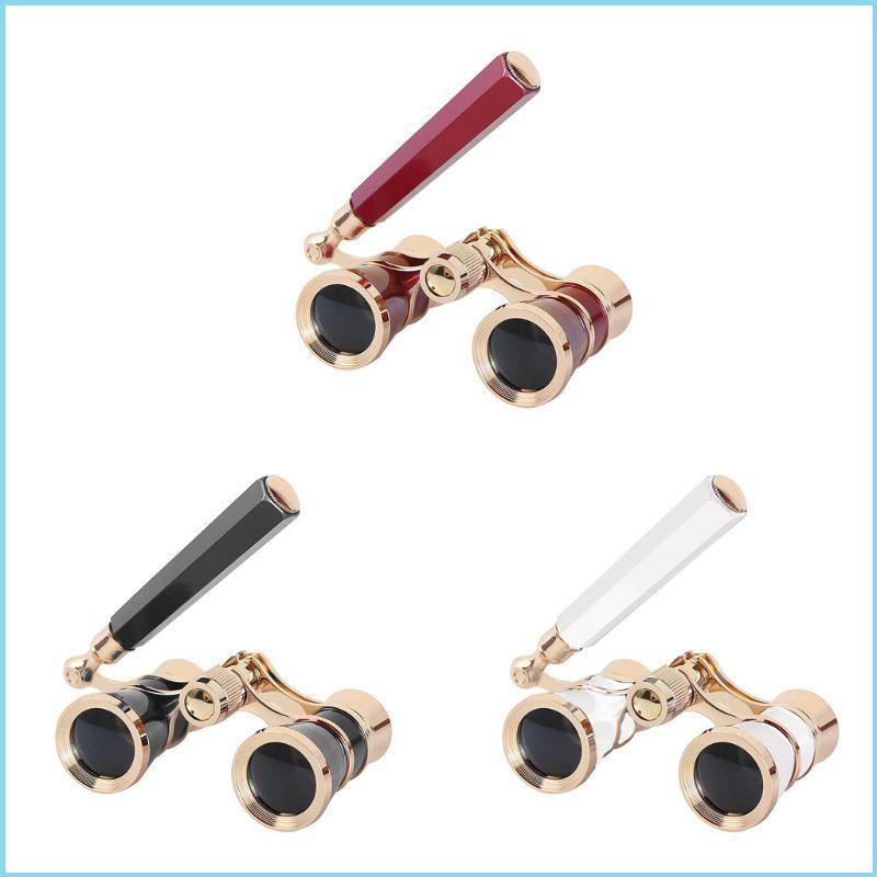 EZR Opera Glasses โรงละครกล้องส่องทางไกล BK7 แก้วออปติคอลแบบพกพาสําหรับผู้ใหญ่เด็กผู้หญิงในคอนเสิร์ต