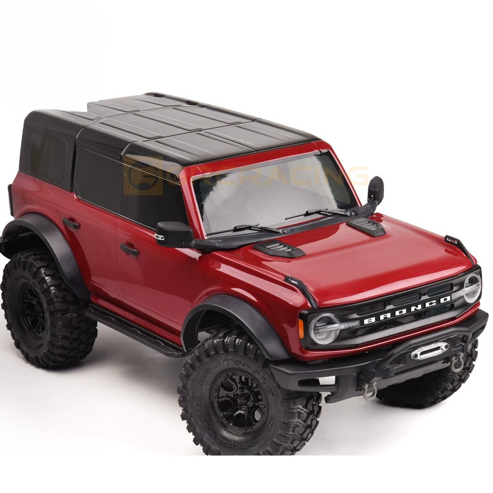 สําหรับเครื่องยนต์ Hood Trxs 1/10 Trx-4 ใหม่ Bronco Trx4 ไนลอนสีดําวัสดุสามมิติ Hood Air Outlet Rapt