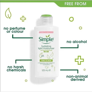 พร้อมส่ง ซิมเพิล Hydrating Light Moisturiser Facial Wash Moisturising, Refreshing, Micellar 150ml อันดับ 1 จากอังก