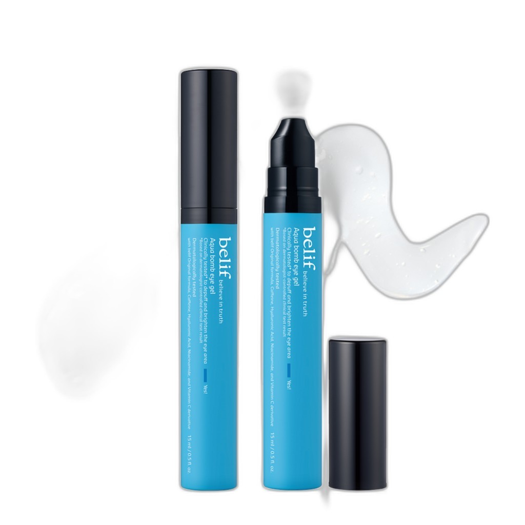 [belif] Aqua Bomb Eye Gel, 15ml, 1pc / Korean Eye Gel / สูตรบางเบา / ของแท้ 100% โดย LAVIUM