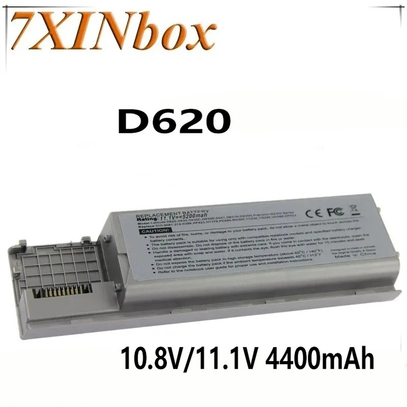 7XINbox ATG D620 10.8V 4400mAh แบตเตอรี่สําหรับ Dell Latitude D630 D630N D631N M2300 D830N JD634 GD7