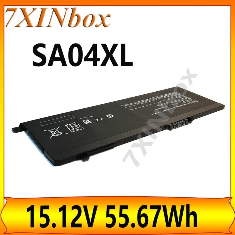 7XINbox SA04XL 15.12V 55.67Wh แบตเตอรี่แล็ปท็อปสําหรับ HP ENVY X360 15-DR 15-DS HSTNN-UB7U L43648-AC