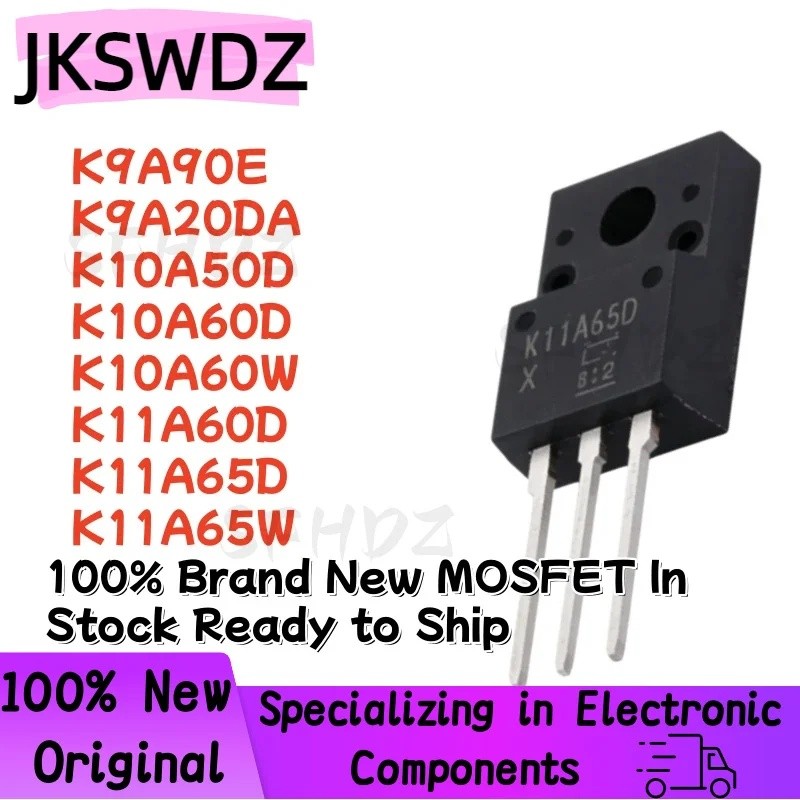 5PCS K9A90E K9A20DA K10A50D K10A60D K10A60W K11A60D K11A65D K11A65W TO-220F Field Effect ขายส่งทรานซ