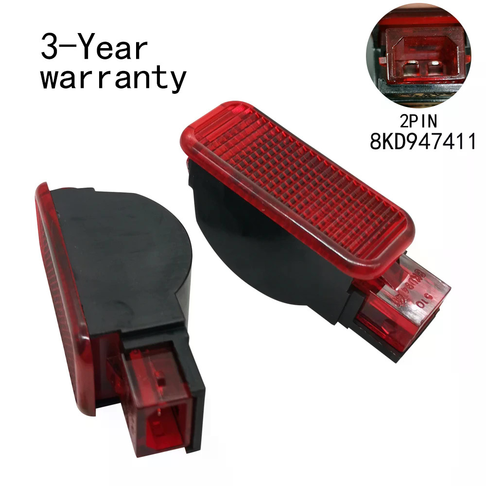 2 ชิ้น ไฟเตือนประตู 8KD947411 6Y0947411 สําหรับ Audi A3 S3 A4 S4 A5 S5 Q3 Q5 Q7