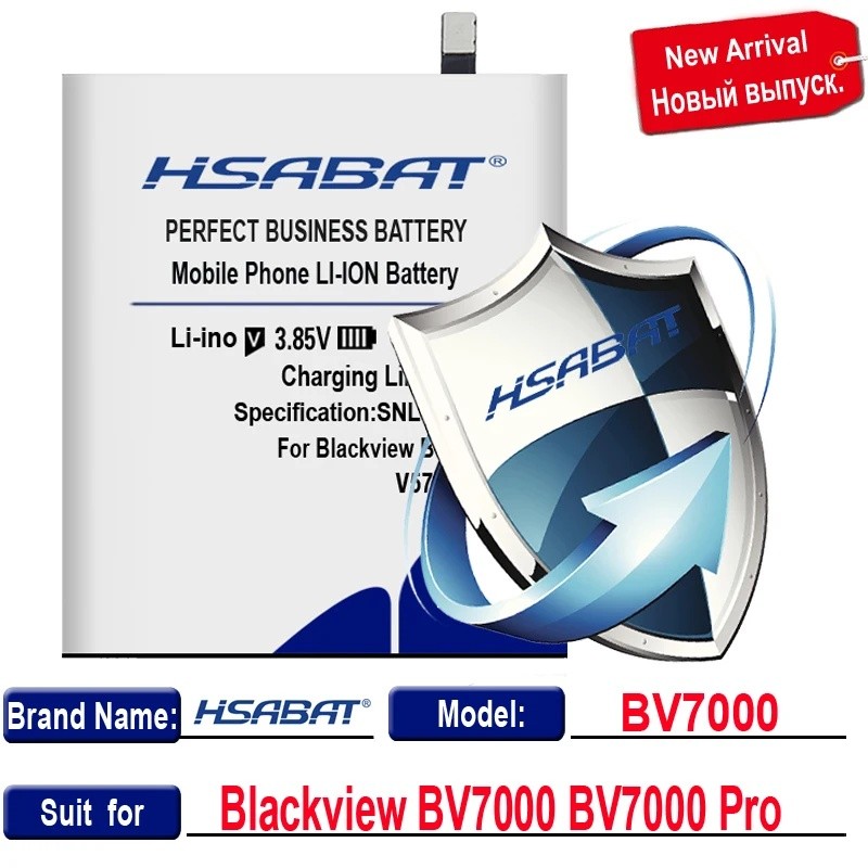 แบตเตอรี่ 6500mAh สําหรับแบตเตอรี่ Blackview BV7000 / BV7000 Pro