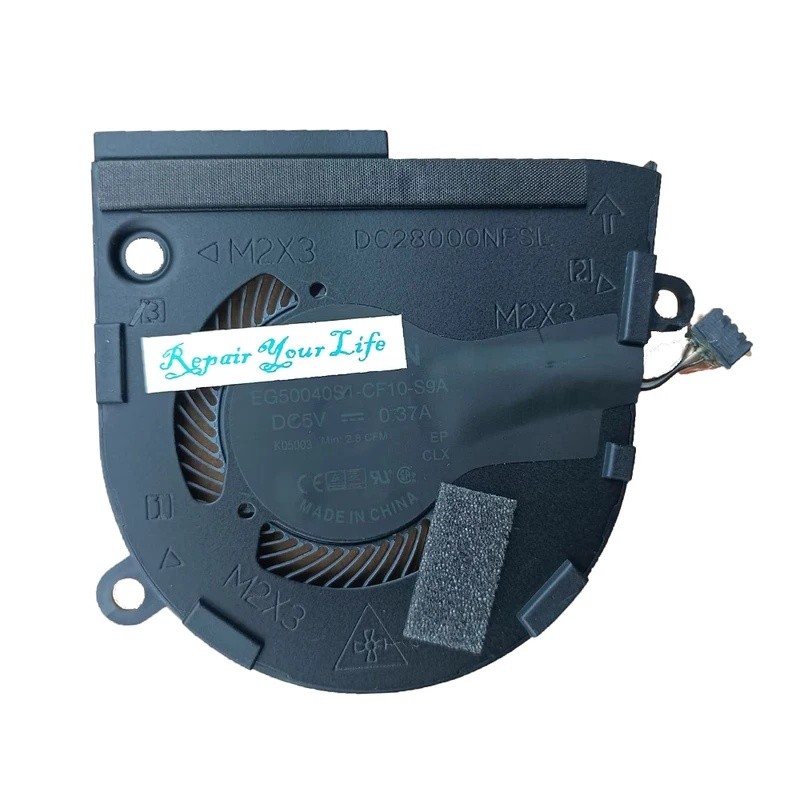 พัดลมระบายความร้อนแล็ปท็อปสําหรับ Dell Latitude 7400 P100G P100G001 โน้ตบุ๊ค PC Cooler หม้อน้ํา DC28