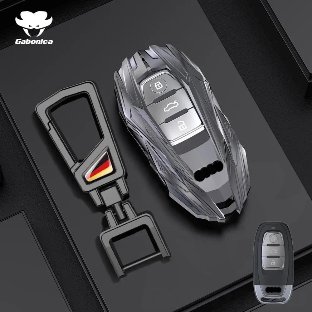 สังกะสีอัลลอยด์รถ Remote Key กรณี Fob สําหรับ Audi Sport Racing A1 A3 8V A4 B8 B9 A5 A6 C7 A8 Q3 Q5 