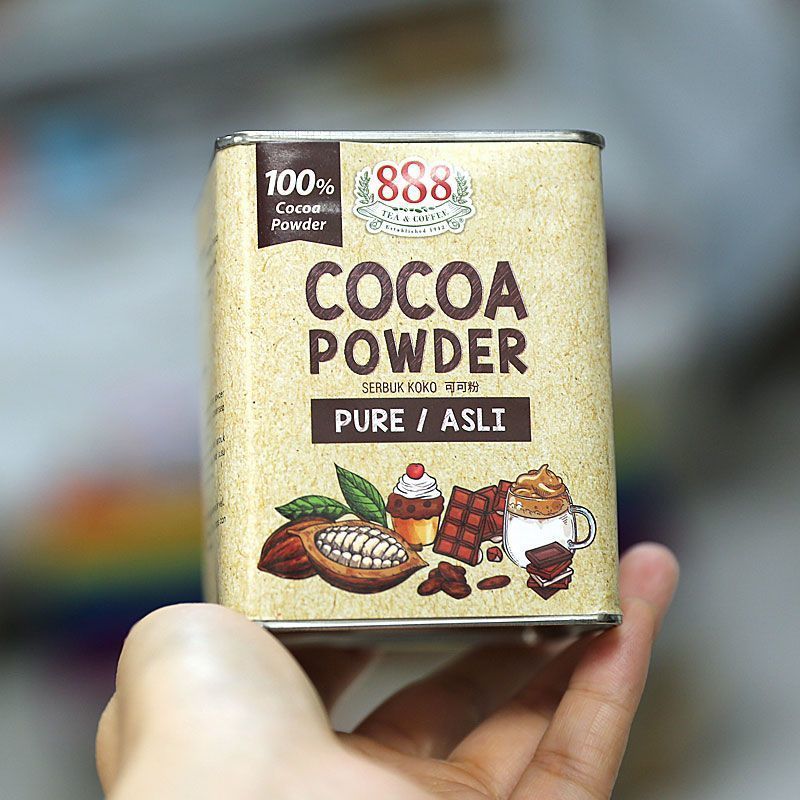 Pretty Goods Malaysia 888 ผงโกโก้เบเกอรี่เค้กตกแต่ง Brewing Coffee Milk Tea Shop เฉพาะ 135g7.24vv
