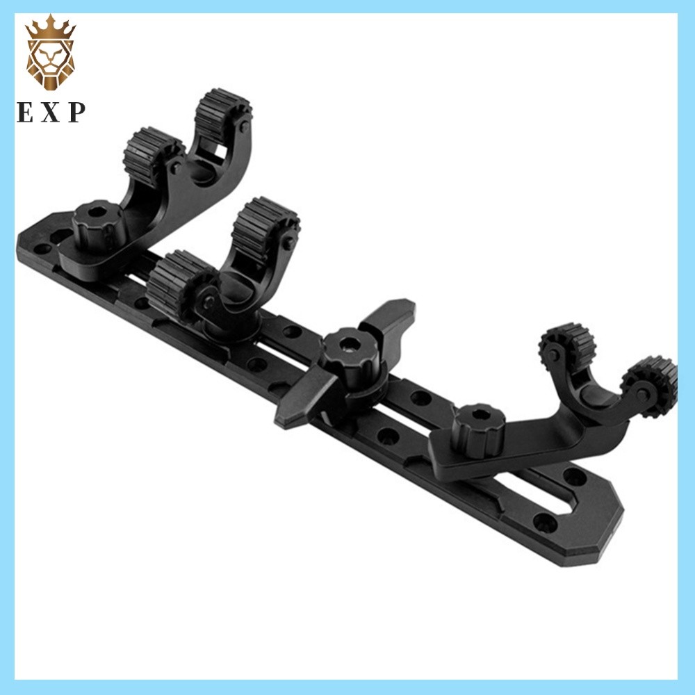 [explosion1.th] Black Fishing Oar Holder Kayak Paddle Rack Fishing Pole Holder for Fishing Kayak