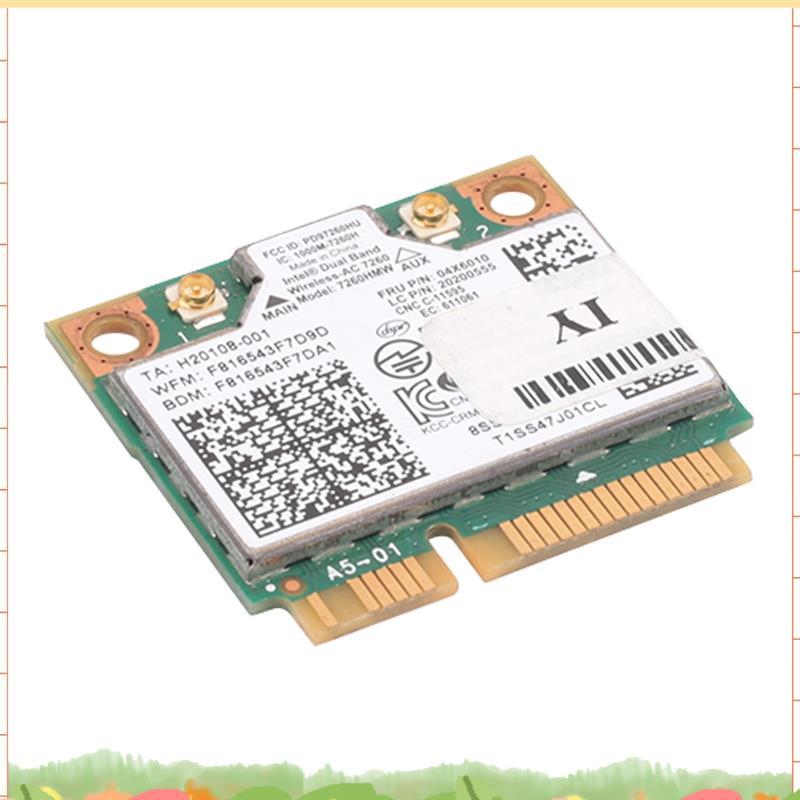 โน้ตบุ๊คในตัวการ์ดไร้สายสําหรับ 7260HMW 7260AC 867M Dual Band 5G การ์ดไร้สาย BT4.0 สําหรับ 04X6090 0