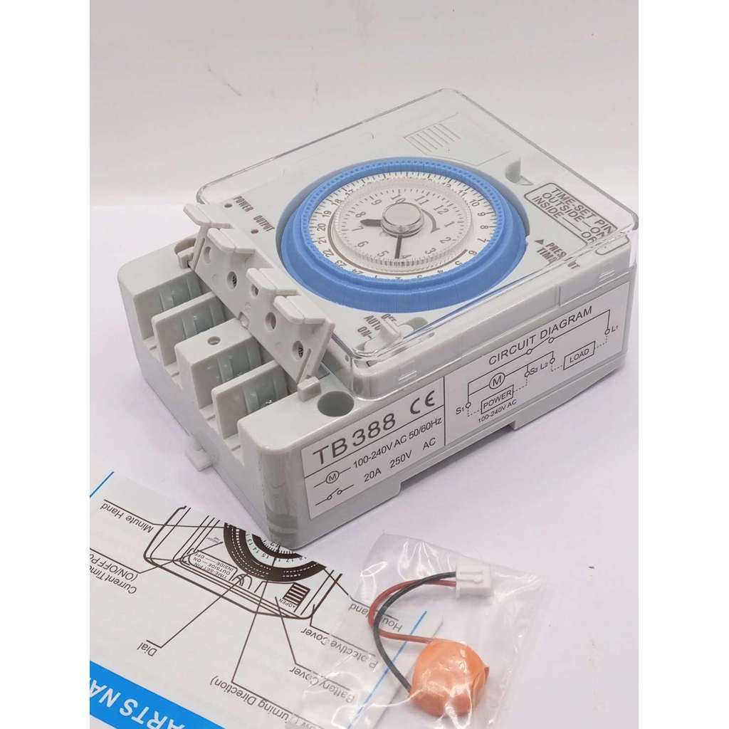 TB388 Timer Switch Automatic Time Switch 100-220v