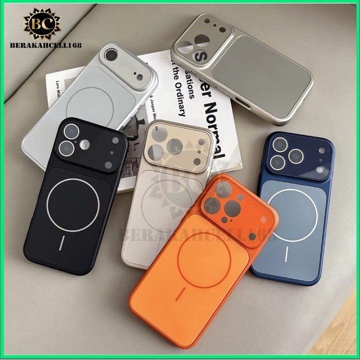 BCL168- HARD CASE CASING HP AG GLASS สําหรับ IPHONE 15 PLUS 14 PLUS