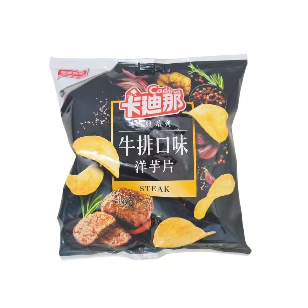 ไต้หวันนําเข้า Cardina Gypsophila Potato Chips Baokaka Potato Chips Nostalgic Puffed Snacks Potato C