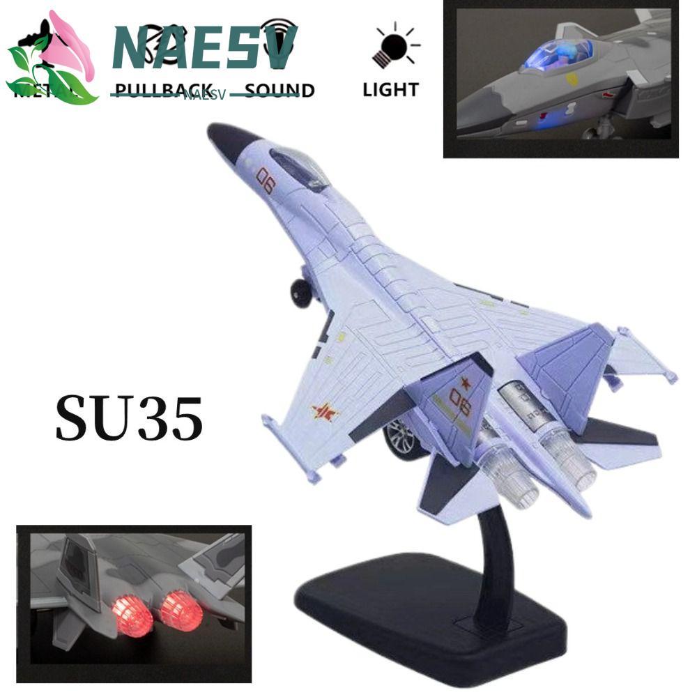 NAESV Fighter เครื่องบินของเล่น, Diecast F16 F22 F35 Aviao เครื่องบินรุ่น, เค้ก Topper จําลองแสงเสีย