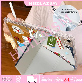 💥พร้อมส่ง💥 เคสป้องกัน iPad รูปตัว Y ดัชชุนด์สไตล์เรโทร Gen11/10/Air8 Pro11 Gen12 Pro12.9 Mini7 เคสป้องกันกระจก Air7 Air5