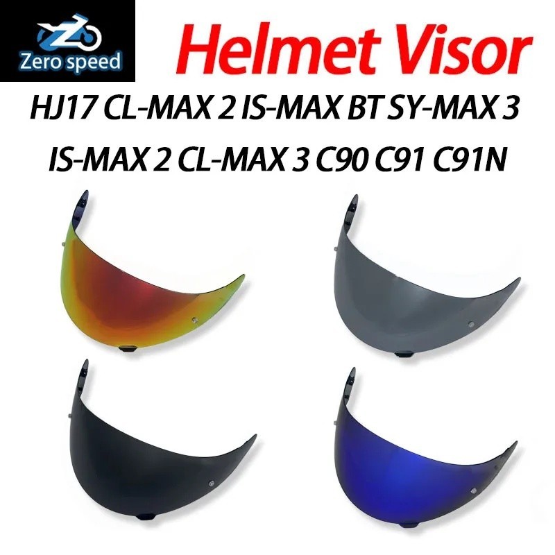 HJ17 ขี่รถจักรยานยนต์หมวกกันน็อค Visor สําหรับ HJC C91 C90 C91N UV Protection Helm เลนส์เครื่องประดั