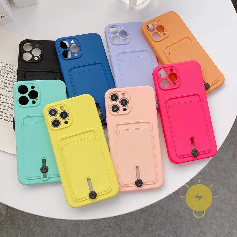 For เคสไอโฟน TPU Shockproof Card Slot Arc Card Slot เคส Phone Case For iPhone 17 Pro Max Plus 16e 16