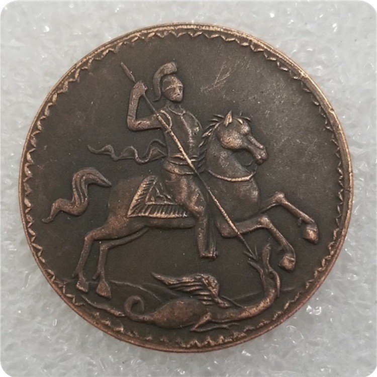 งานฝีมือโบราณรัสเซีย 1723 Russia5 KOPEKS COIN Silver Dollar 2026.7.19z0803a2
