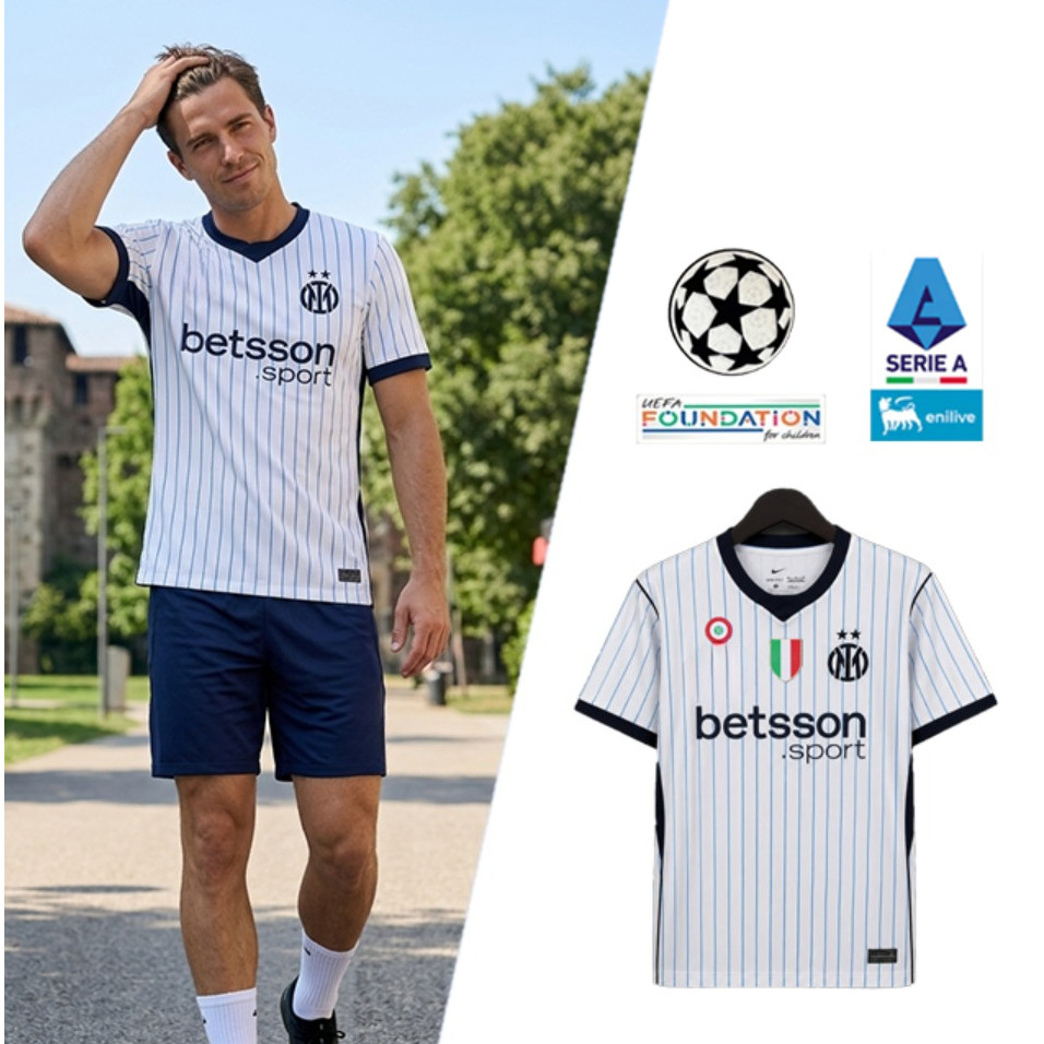 26/27 เสื้อพัดลมแขนสั้น Inter Milan Away (S-4XL)