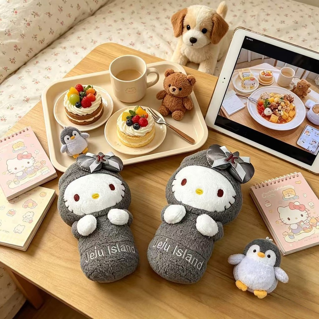 New Jeju Island Limited HelloKitty Grandpa Stone น่ารักตุ๊กตาจี้ของขวัญ kt จี้ตุ๊กตาชาย 0803XH2 #.