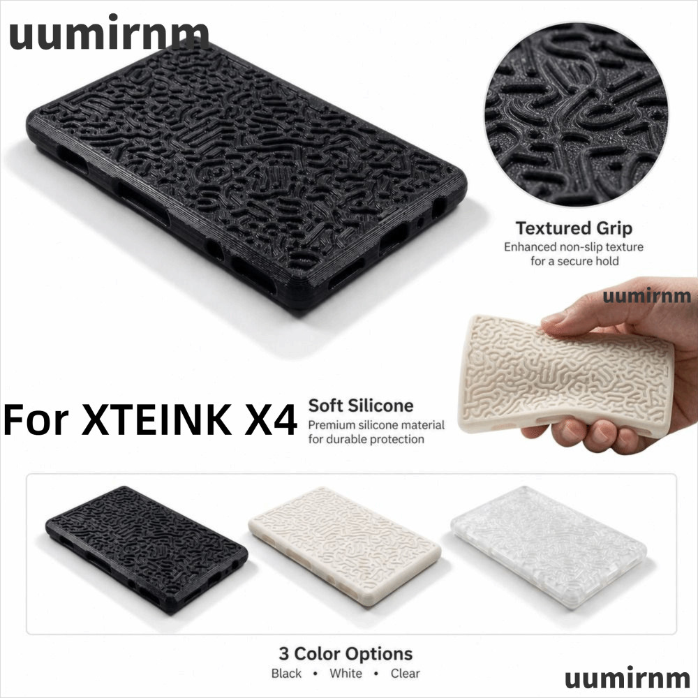 UUMIR EBook Reader , Soft Shell ซิลิโคน E-Reader Cover, ยืดหยุ่นน้ําหนักเบา Reader ป้องกันสําหรับ XT