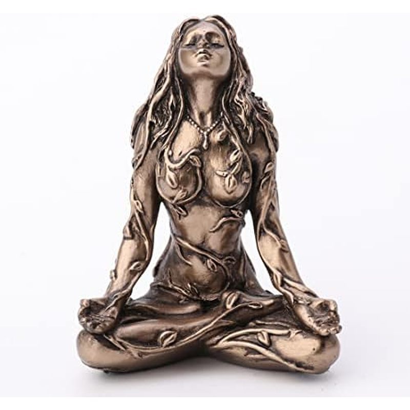 Veronese Design 2.5" Mother Earth Gaia นั่ง Lotus Pose