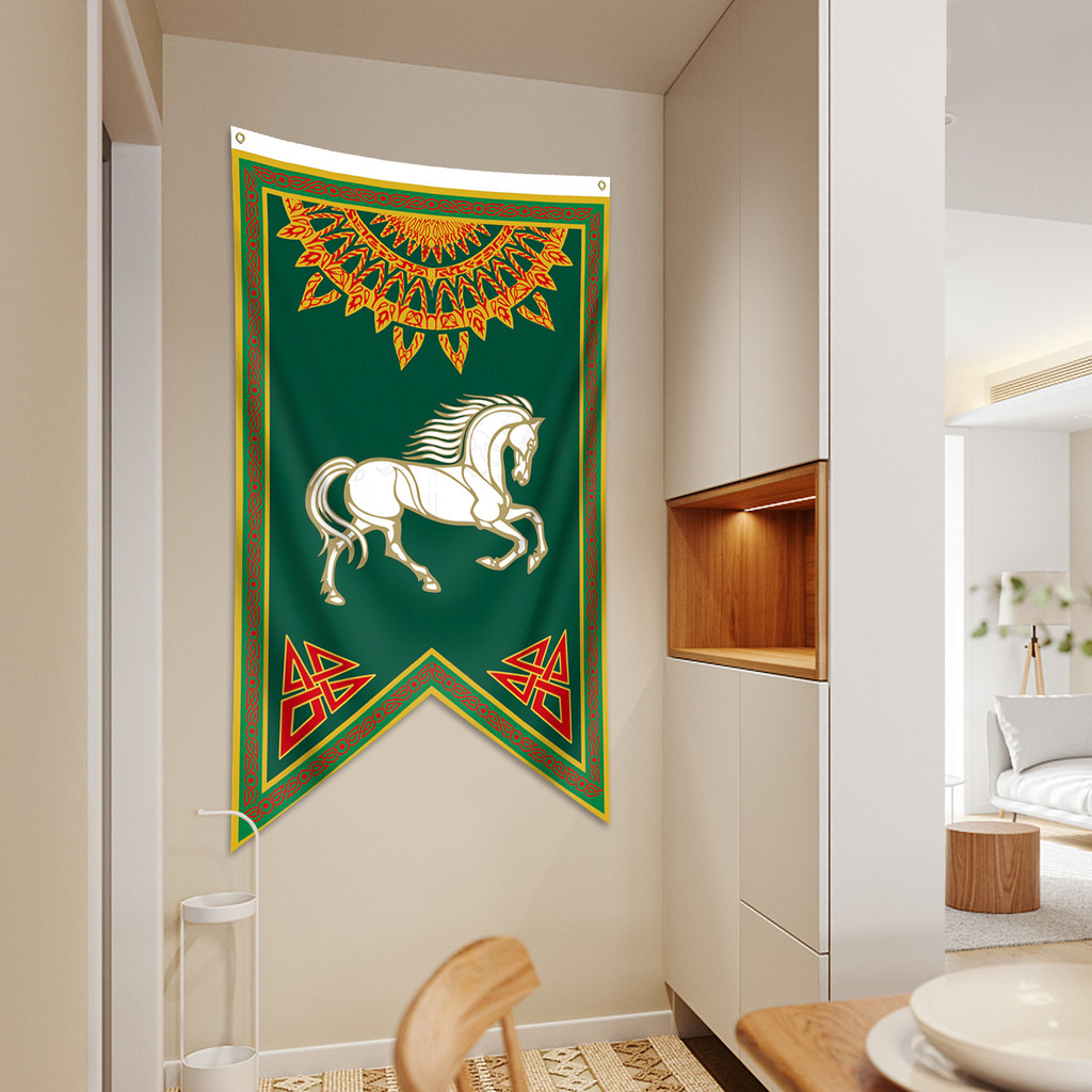 Ring King แขวนธง Rohan Rohan ตกแต่งธงห้องเรียนห้องนอนหอพักตกแต่ง Tapestry