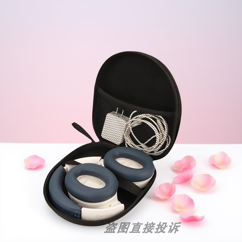 เหมาะสําหรับ 1MORE SonoFlow หูฟังกล่องเก็บ QC30 ชุดหูฟังบลูทูธหูฟังป้องกันกรณีเดินทางแบบพกพาถุงเก็บ 
