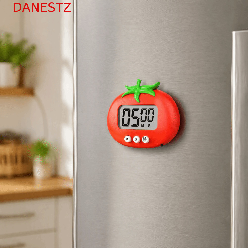 DANESTZ Tomato Shape Counting Focus Aid Learning Magnetic Pomodoro Timer, Time Management Tool Self 