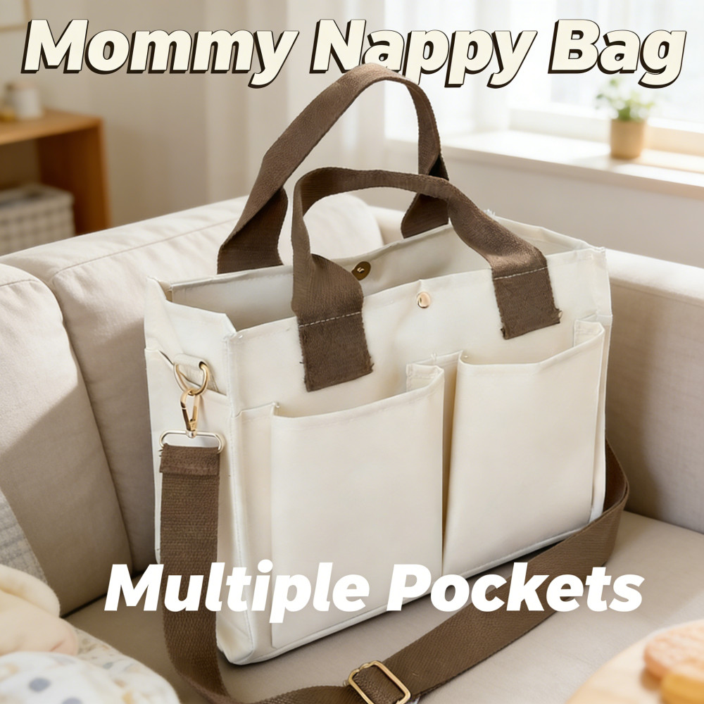 Nappy Mommy Korean Compartment Bag Big Bag Mommy Canvas
