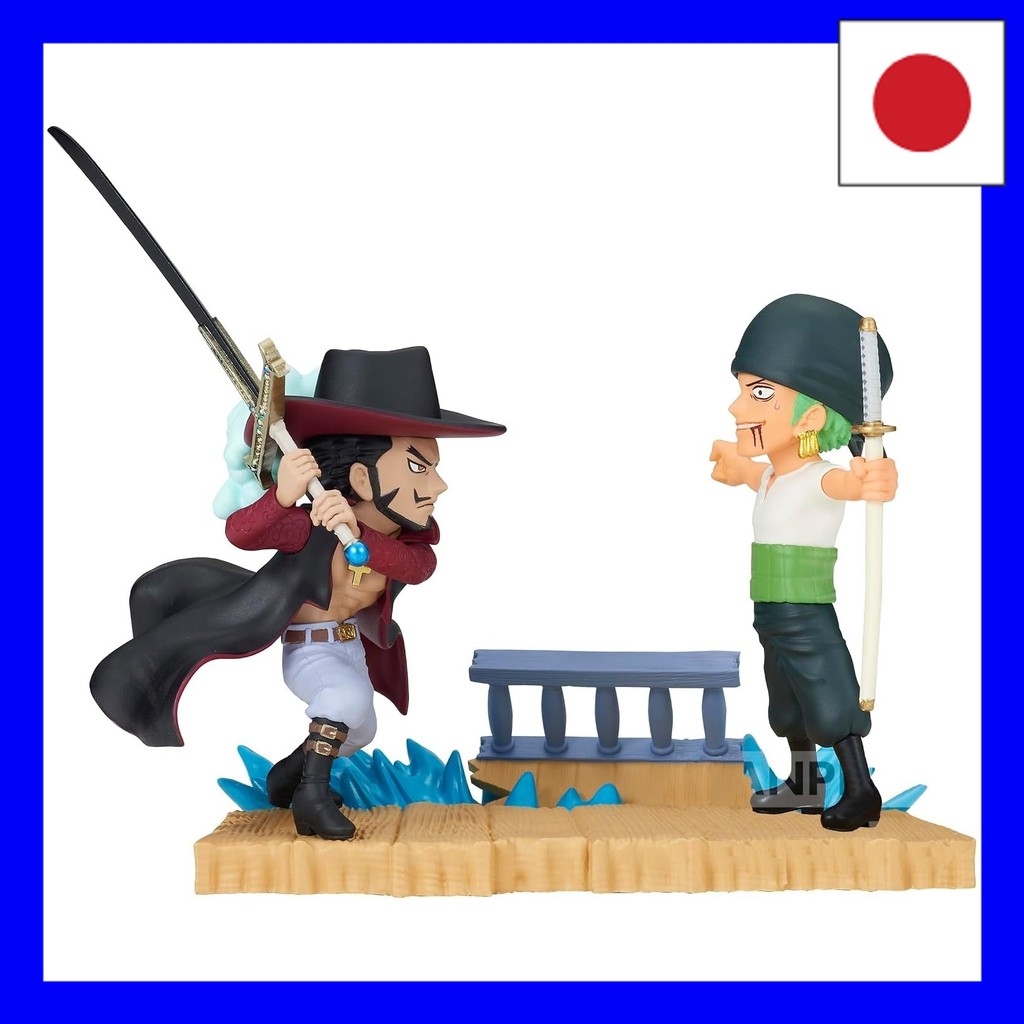 One Piece World Collectable Figure Log Stories Roronoa Zoro VS Dracule Mihawk