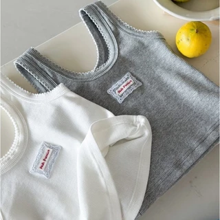 PRETTY BABY เสื้อเด็ก เสื้อกล้าม เสื้อแขนกุด เนื้อผ้าร่อง (2367)
