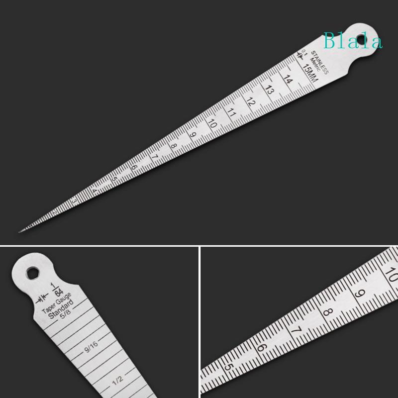 Blala Metric Inch Wedge Feeler สําหรับการทดสอบเครื่องวัดเรียวหลุม Ulnar เครื่องมือวัด